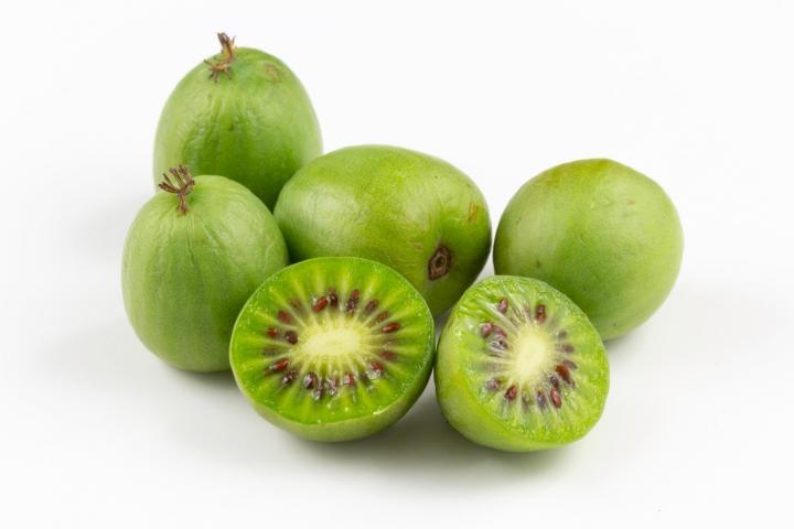 Hardy kiwi fruit. Photo by waldenstroem/Getty Images